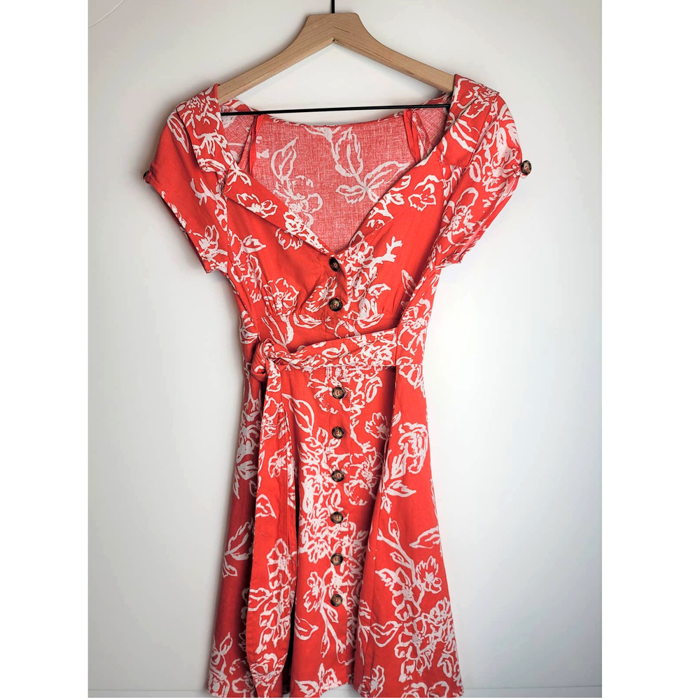 FREE PEOPLE "A THING CALLED LOVE" FIT FLARE DRESS - Picture 2 of 10